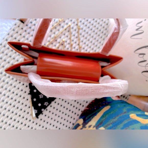 Kate Spade Sam Icon Leather Small Tote ✨ Fiery Orange - Picture 6 of 14